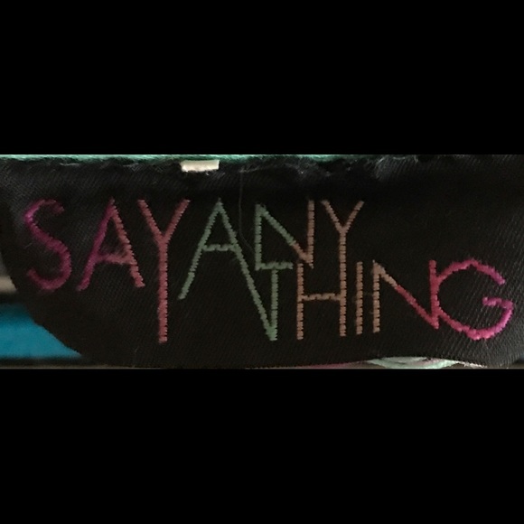 Turquoise and black/white striped baseball t shirt - Picture 6 of 6